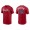 Men's Atlanta Braves Alex Dickerson Red Name & Number Nike T-Shirt