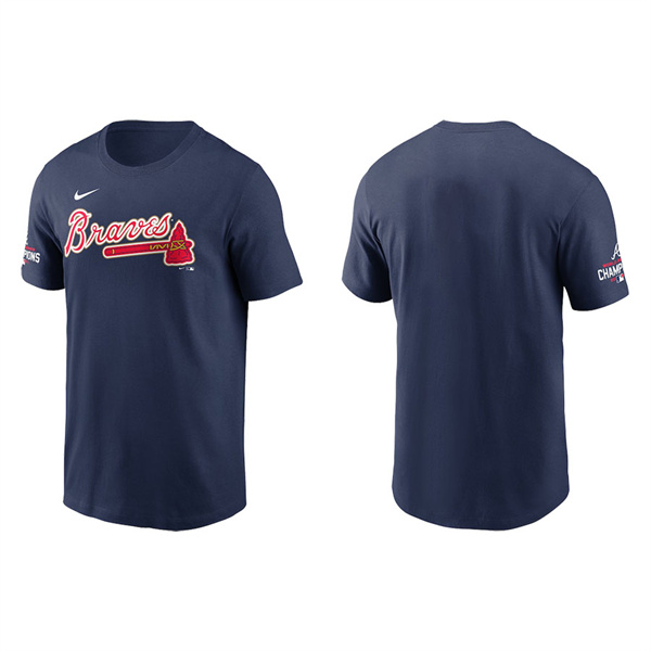 Men's Atlanta Braves Navy 2022 Gold Program T-Shirt