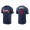 Men's Atlanta Braves Dale Murphy Navy 2022 Gold Program T-Shirt