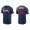 Men's Atlanta Braves Greg Maddux Navy 2022 Gold Program T-Shirt