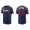 Men's Atlanta Braves Luke Jackson Navy 2022 Gold Program T-Shirt
