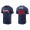 Men's Atlanta Braves Marcell Ozuna Navy 2022 Gold Program T-Shirt