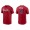 Men's Atlanta Braves Orlando Arcia Red Name & Number Nike T-Shirt