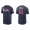Men's Atlanta Braves Will Smith Navy Name & Number Nike T-Shirt