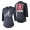 Women's Atlanta Braves Austin Riley Navy 2021 World Series Champions Tri-Blend Raglan 3-4 Sleeve T-Shirt