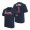 Youth Atlanta Braves Ozzie Albies Navy 2021 World Series Champions Name & Number T-Shirt