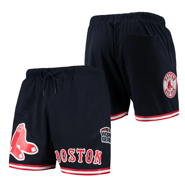 Men's Boston Red Sox Pro Standard Navy Logo Mesh Shorts