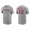 Men's Boston Red Sox Jackie Bradley Jr. Gray Name & Number Nike T-Shirt