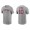 Men's Boston Red Sox Trevor Story Gray Name & Number Nike T-Shirt
