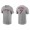 Men's Boston Red Sox Christian Vazquez Gray Name & Number Nike T-Shirt
