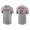 Men's Boston Red Sox Xander Bogaerts Gray Name & Number Nike T-Shirt