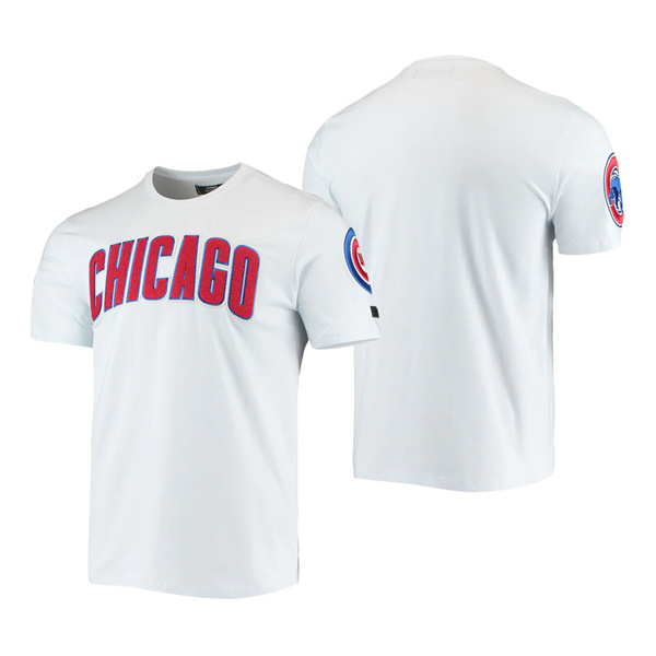 Men's Chicago Cubs Pro Standard White Team Logo T-Shirt
