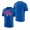 Men's Chicago Cubs Fanatics Branded Royal 2022 MLB Spring Training Cactus League Spring Fade Tri-Blend T-Shirt