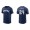 Men's Chicago Cubs Andrew Romine Navy 2021 City Connect T-Shirt