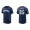 Men's Chicago Cubs Austin Romine Navy 2021 City Connect T-Shirt