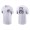 Men's Chicago Cubs Austin Romine White Name & Number Nike T-Shirt