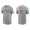 Men's Chicago Cubs Ian Happ Gray Name & Number Nike T-Shirt