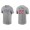 Men's Chicago Cubs Jason Heyward Gray Name & Number Nike T-Shirt