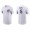 Men's Chicago Cubs Matt Duffy White Name & Number Nike T-Shirt