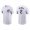 Men's Chicago Cubs Nico Hoerner White Name & Number Nike T-Shirt