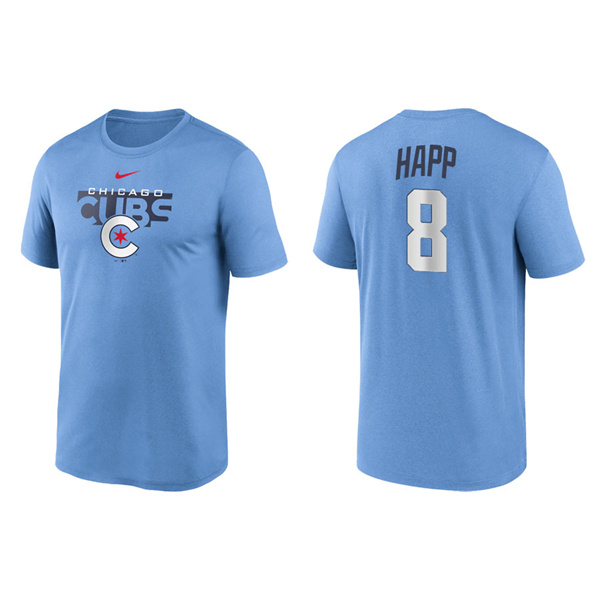 Ian Happ Chicago Cubs 2022 City Connect Legend Performance T-Shirt Blue