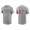 Men's Alfonso Rivas Chicago Cubs Gray Name & Number Nike T-Shirt