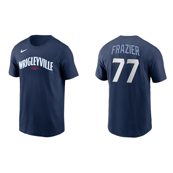 Men's Clint Frazier Chicago Cubs Navy 2021 City Connect T-Shirt