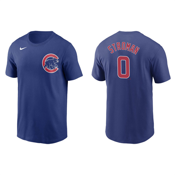 Men's Marcus Stroman Chicago Cubs Royal Name & Number Nike T-Shirt