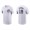 Men's Chicago Cubs Andrelton Simmons White Name & Number Nike T-Shirt