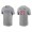 Men's Chicago Cubs Robert Gsellman Gray Name & Number Nike T-Shirt