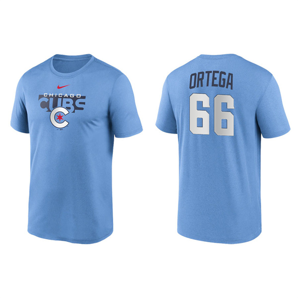 Rafael Ortega Chicago Cubs 2022 City Connect Legend Performance T-Shirt Blue