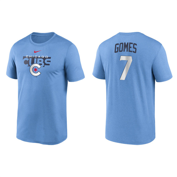 Yan Gomes Chicago Cubs 2022 City Connect Legend Performance T-Shirt Blue