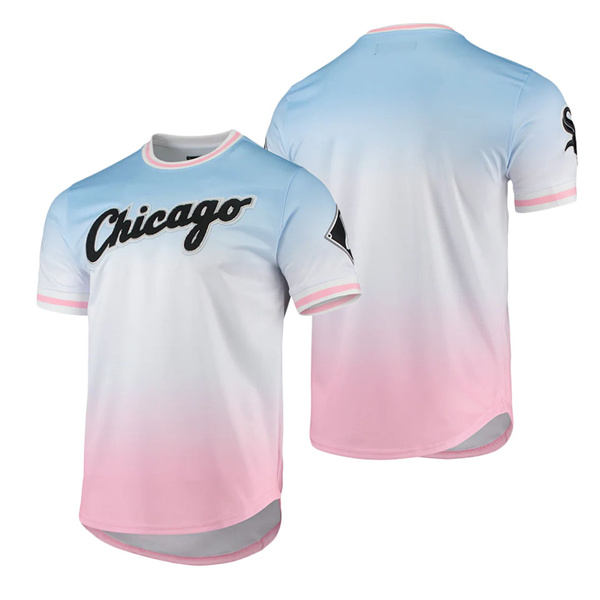 Men's Chicago White Sox Pro Standard Blue Pink Ombre T-Shirt