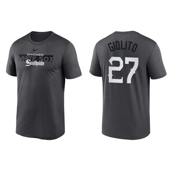 Lucas Giolito Chicago White Sox 2022 City Connect Legend Performance T-Shirt Black