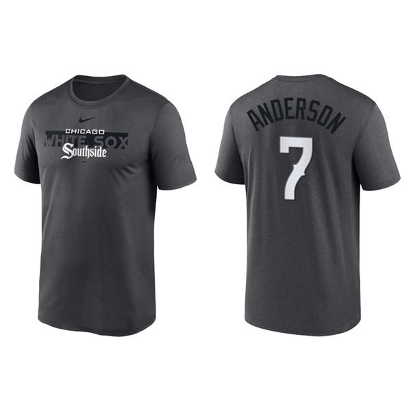 Tim Anderson Chicago White Sox 2022 City Connect Legend Performance T-Shirt Black