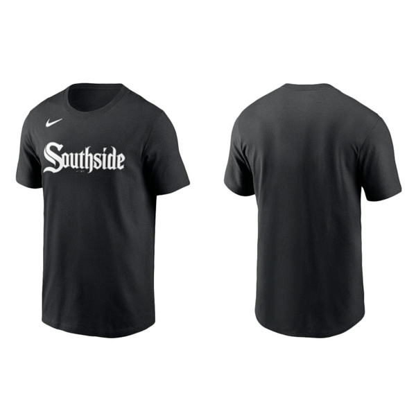 Men's Chicago White Sox Black 2021 City Connect Wordmark T-Shirt