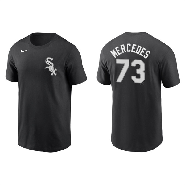 Men's Chicago White Sox Yermin Mercedes Black Name & Number Nike T-Shirt