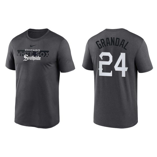 Yasmani Grandal Chicago White Sox 2022 City Connect Legend Performance T-Shirt Black