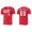 Custom Cincinnati Reds Pro Standard Red Taping T-Shirt