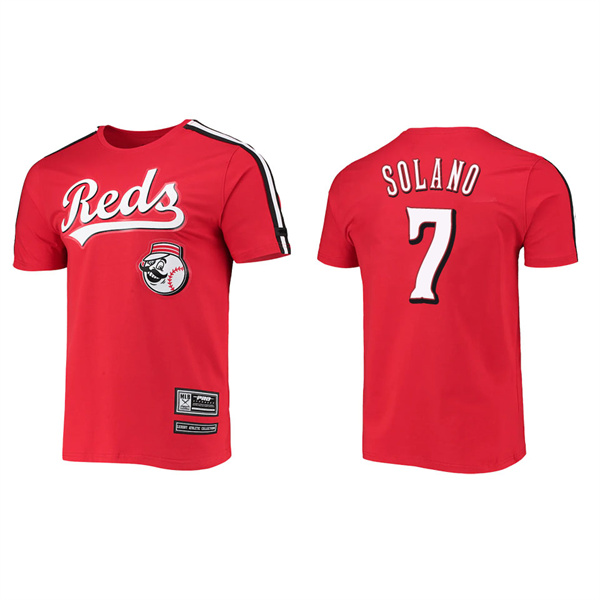 Donovan Solano Cincinnati Reds Pro Standard Red Taping T-Shirt