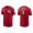 Men's Cincinnati Reds Albert Almora Jr Red Name & Number Nike T-Shirt