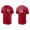 Men's Cincinnati Reds Jake Bauers Red Name & Number Nike T-Shirt