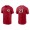 Men's Cincinnati Reds Jake Fraley Red Name & Number Nike T-Shirt