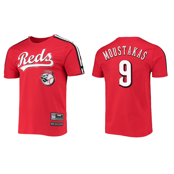 Mike Moustakas Cincinnati Reds Pro Standard Red Taping T-Shirt
