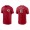 Men's Cincinnati Reds Barry Larkin Red Name & Number Nike T-Shirt