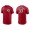 Men's Cincinnati Reds Tyler Stephenson Red Name & Number Nike T-Shirt