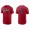 Men's Cleveland Indians Austin Hedges Red Name & Number Nike T-Shirt