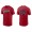 Men's Cleveland Indians Bobby Bradley Red Name & Number Nike T-Shirt