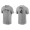 Men's Cleveland Indians Bradley Zimmer Gray Name & Number Nike T-Shirt