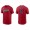 Men's Cleveland Indians Bradley Zimmer Red Name & Number Nike T-Shirt